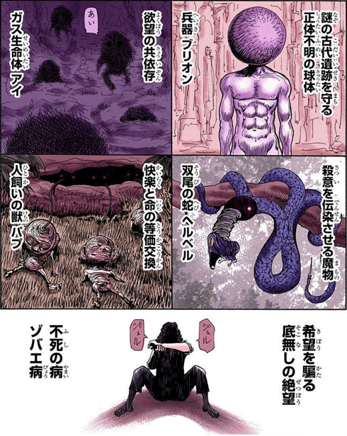 厄災と希望　引用『HUNTER×HUNTER』冨樫義博
