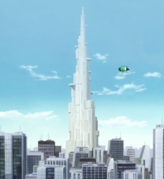 天空闘技場の全景