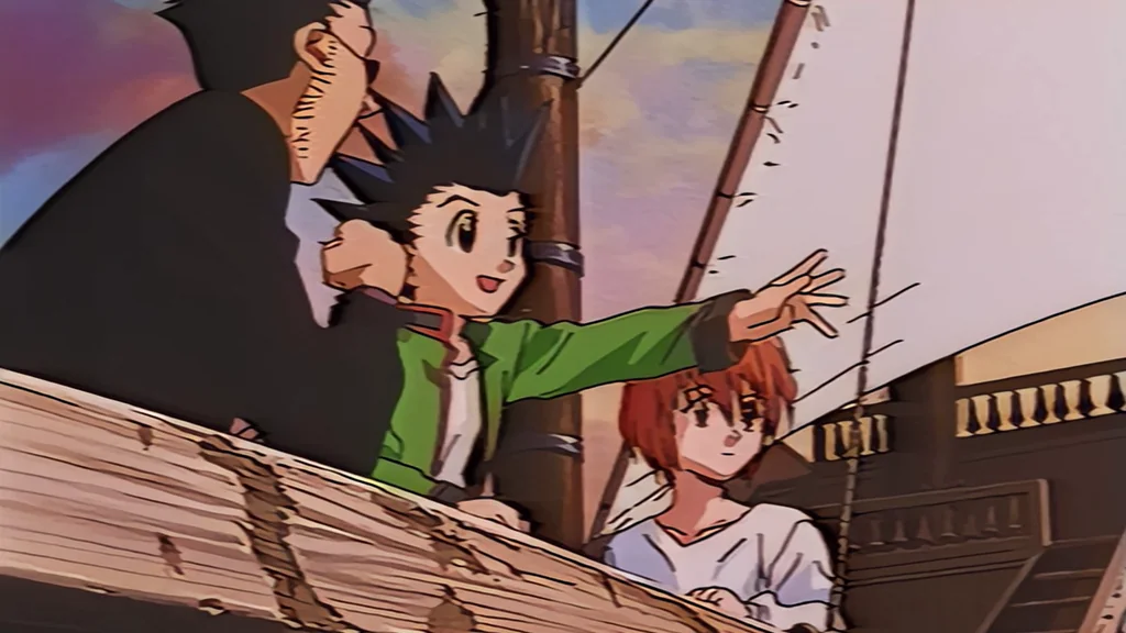 ヘビブナの群生地に登場するHunter × Hunter Pilot OVAの作中描写