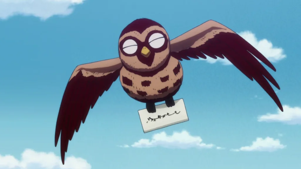 手紙を運ぶフクロウNPCの指定カード99種とクイズ優勝後に招待状を運ぶフクロウNPC