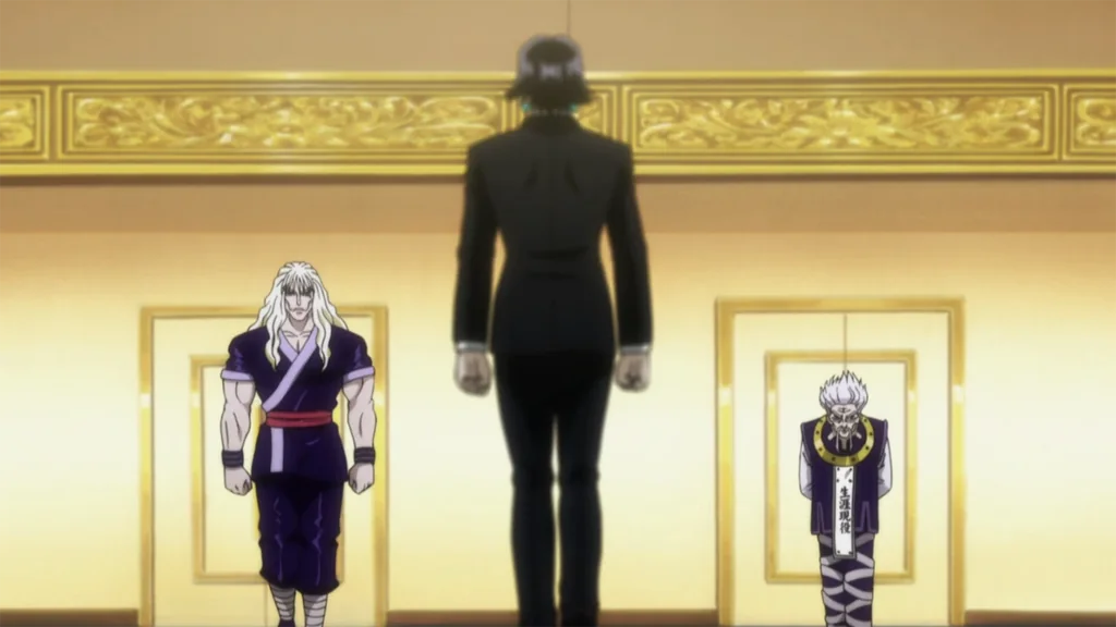 主要人物の身長・体重を作中の立ち姿で比較　引用『HUNTER×HUNTER』冨樫義博