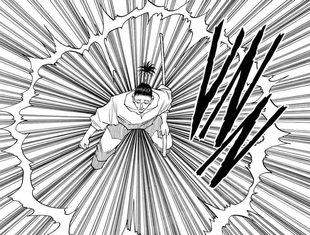ノブナガ、ゼノ、ネフェルピトーの円を比較　引用『HUNTER×HUNTER』冨樫義博