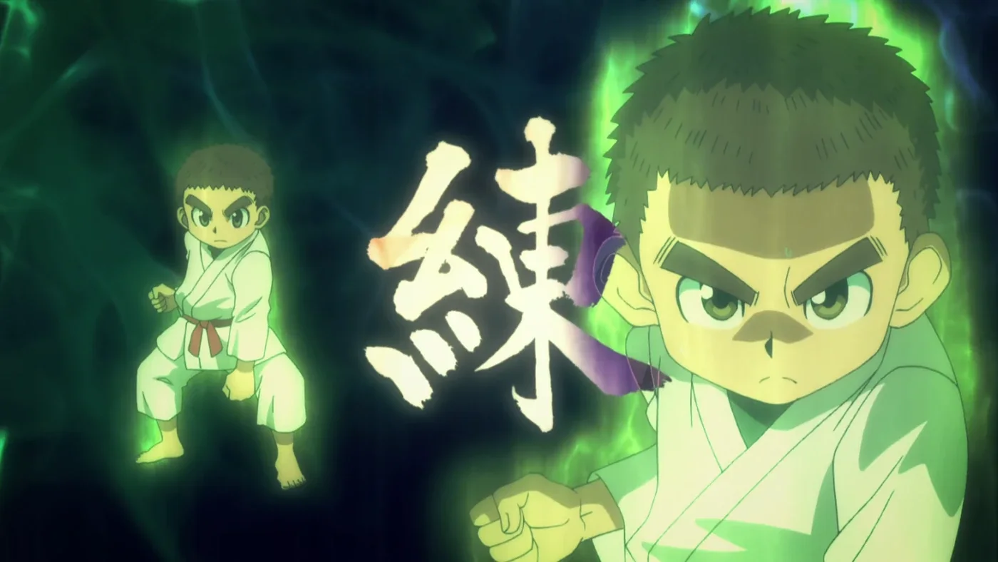 堅の土台となる練 引用『HUNTER×HUNTER』冨樫義博