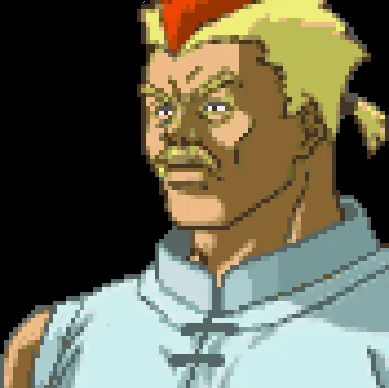 ゲーム内で描かれたローゴの戦闘姿