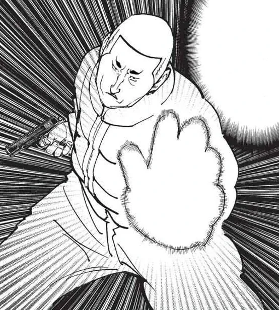 左手を構えてエアブロウを発動しようとするビンセント