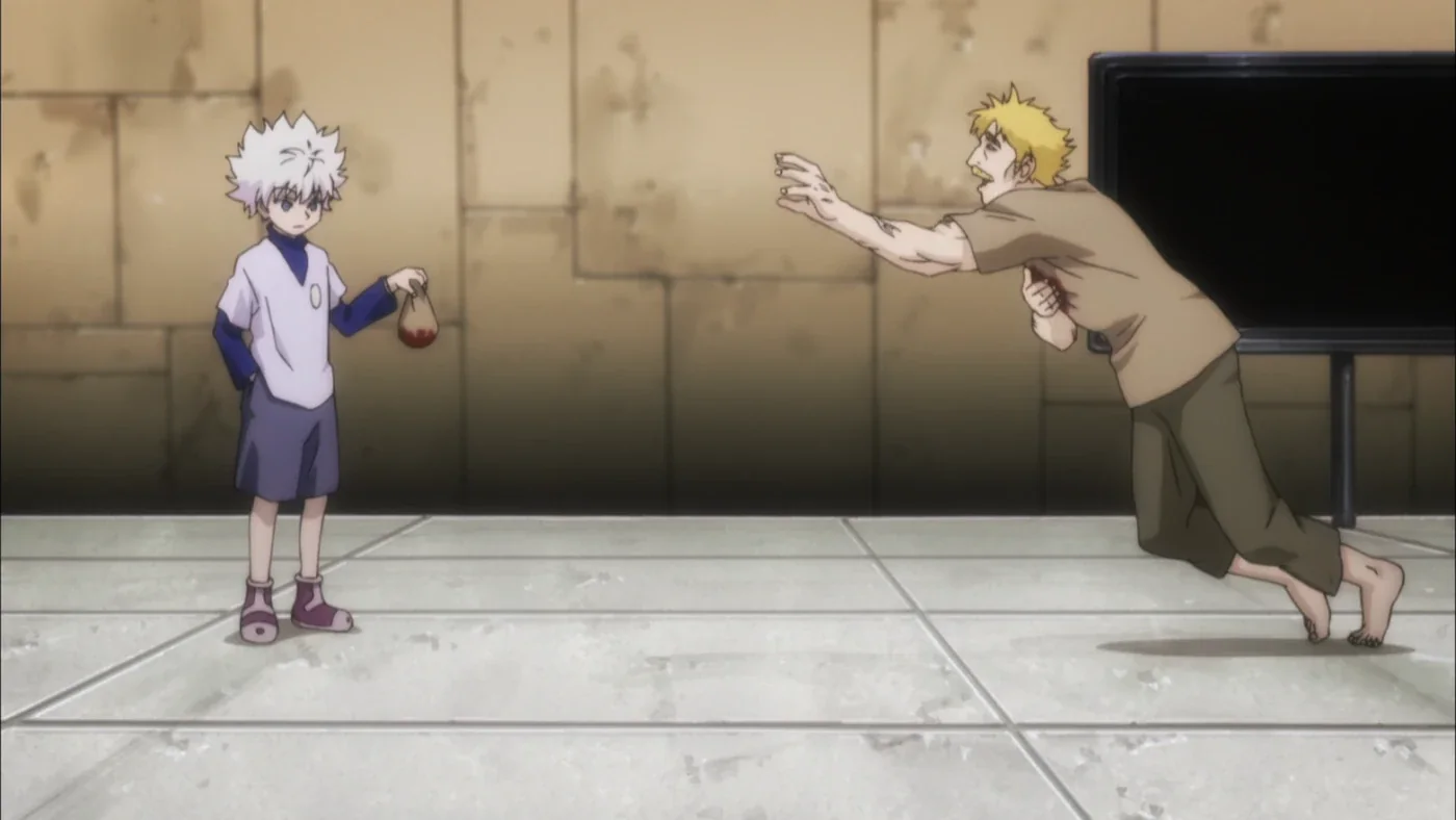 HUNTER×HUNTER 第3巻のジョネスの心臓を抜き取ったキルア