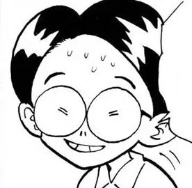 未知生物の標本を調べる原作のリン