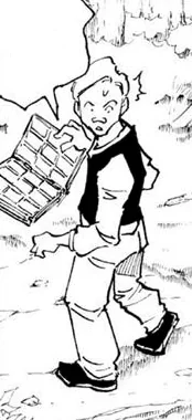 聖騎士の首飾りに偽装を解かれる原作のミチロウ