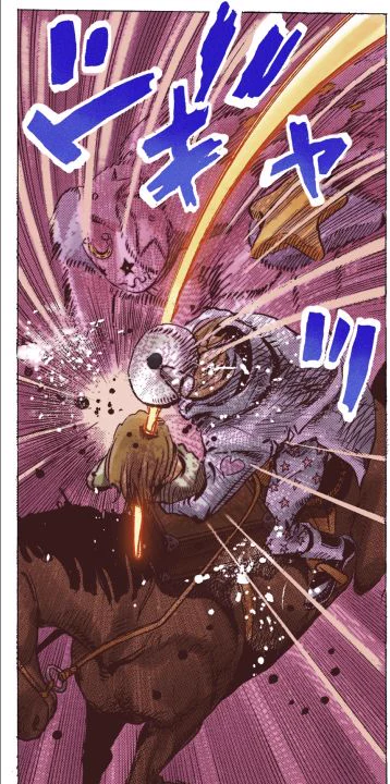 ジョージを救うため聖なる遺体とタスクを使うジョニィ