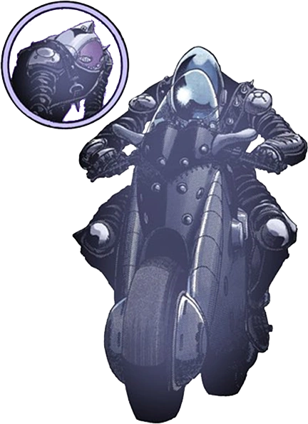 バイクと一体で現れるボーン・ディス・ウェイ