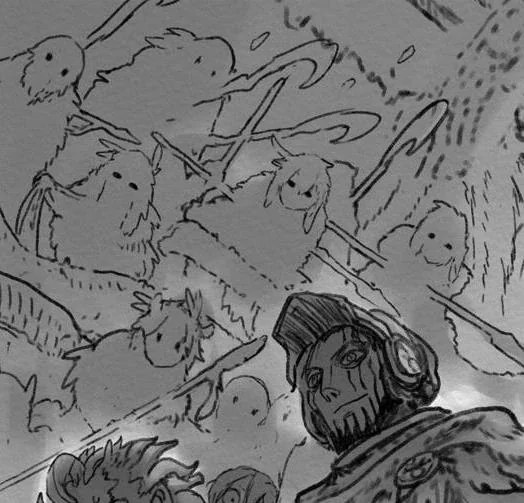 原作漫画に描かれたアビス原住民