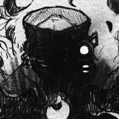 原作漫画に描かれた先導卿ワクナの顔