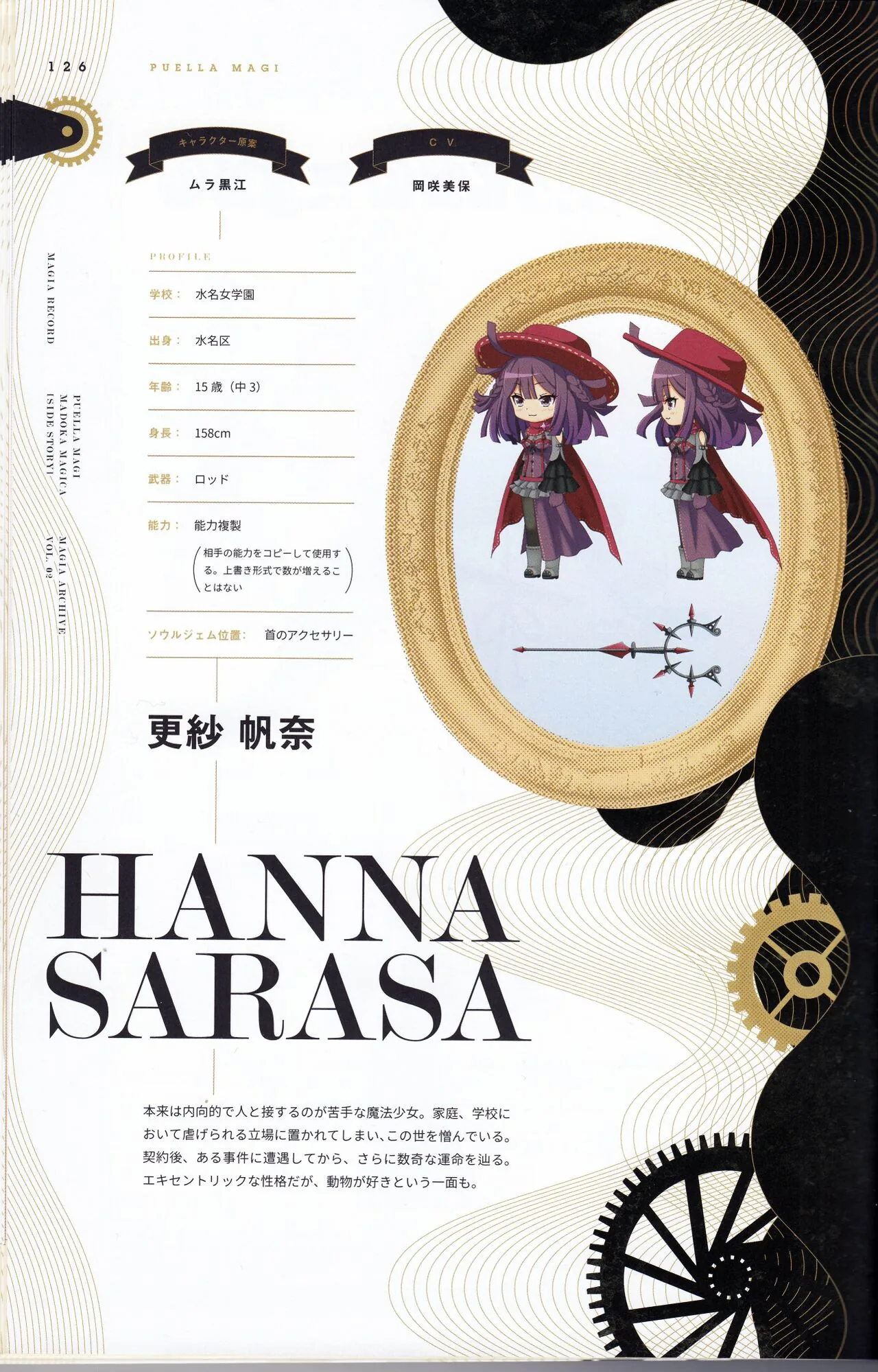 更紗帆奈に直接関係する作中・公式ゲーム画像