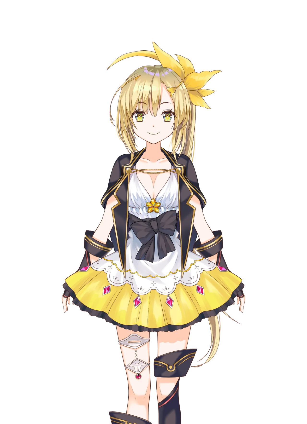 魔法少女姿の遊佐葉月