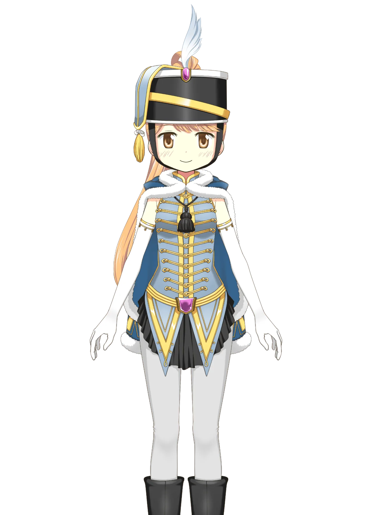 魔法少女姿の煌里ひかる