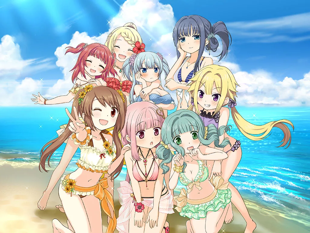 秋野かえでに直接関係する作中・公式ゲーム画像