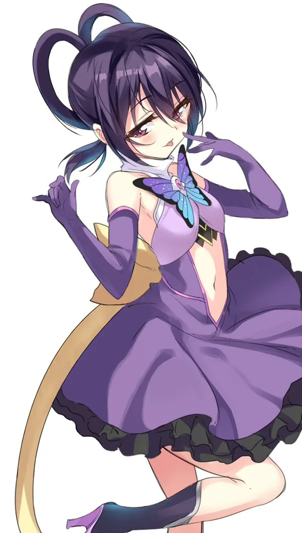 魔法少女姿の日向華々莉