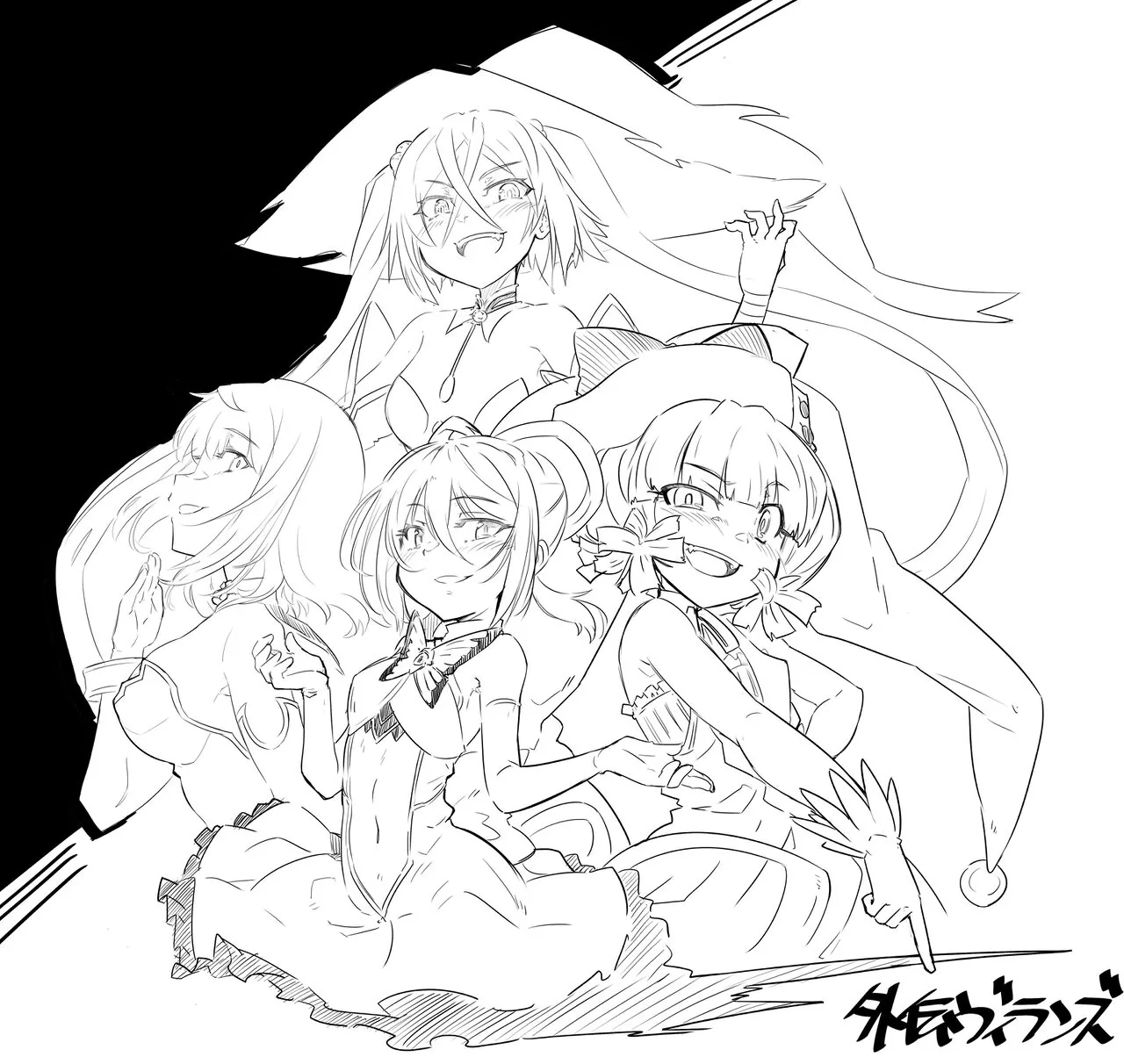 日向華々莉に直接関係する作中・公式ゲーム画像