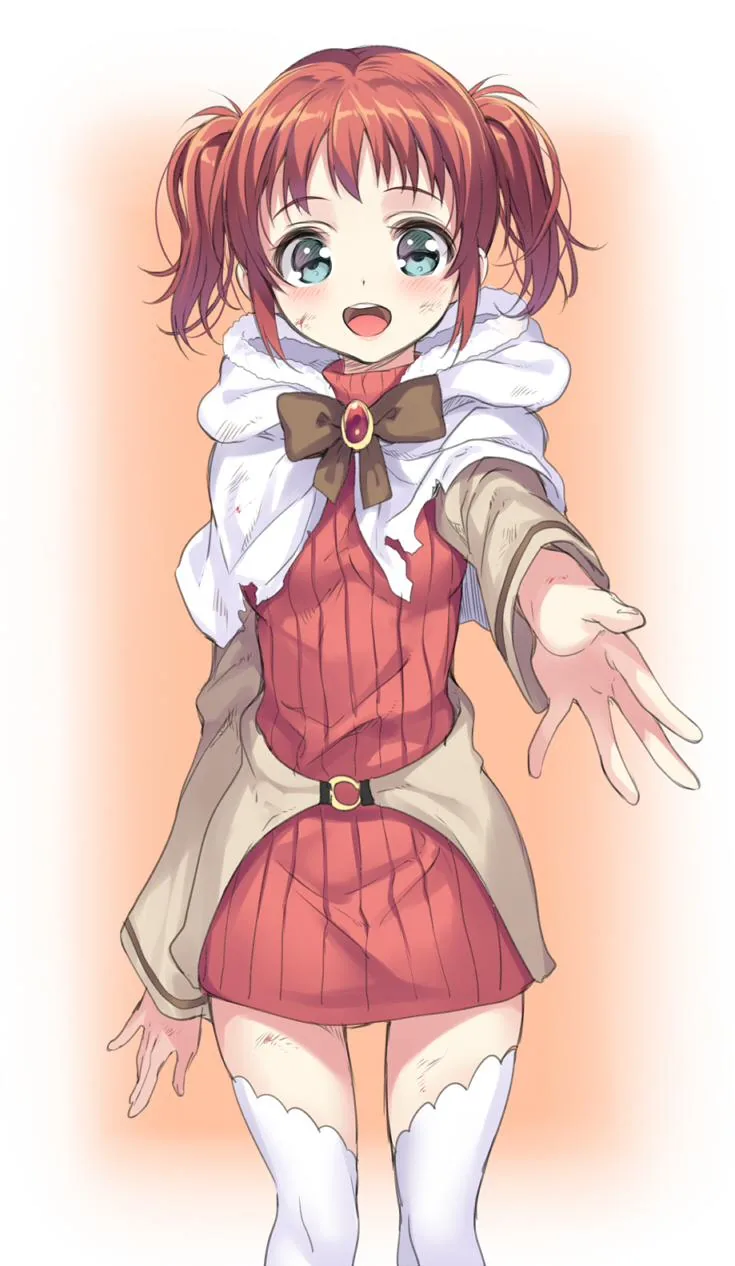魔法少女姿の穂香佳奈美