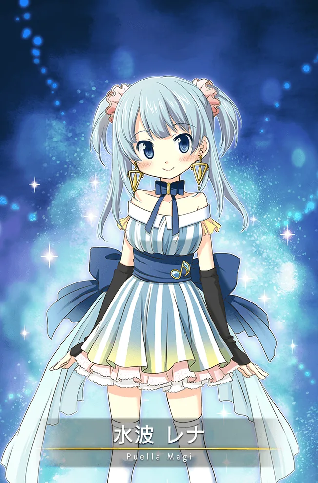 水波レナに直接関係する作中・公式ゲーム画像