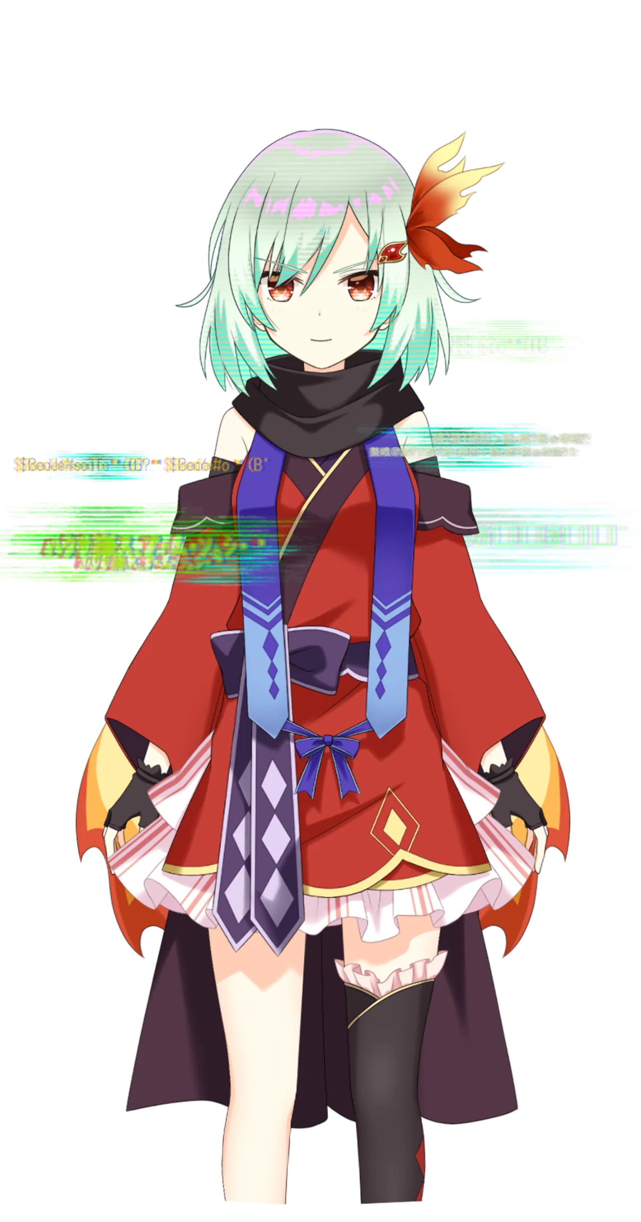 南津涼子に直接関係する作中・公式ゲーム画像