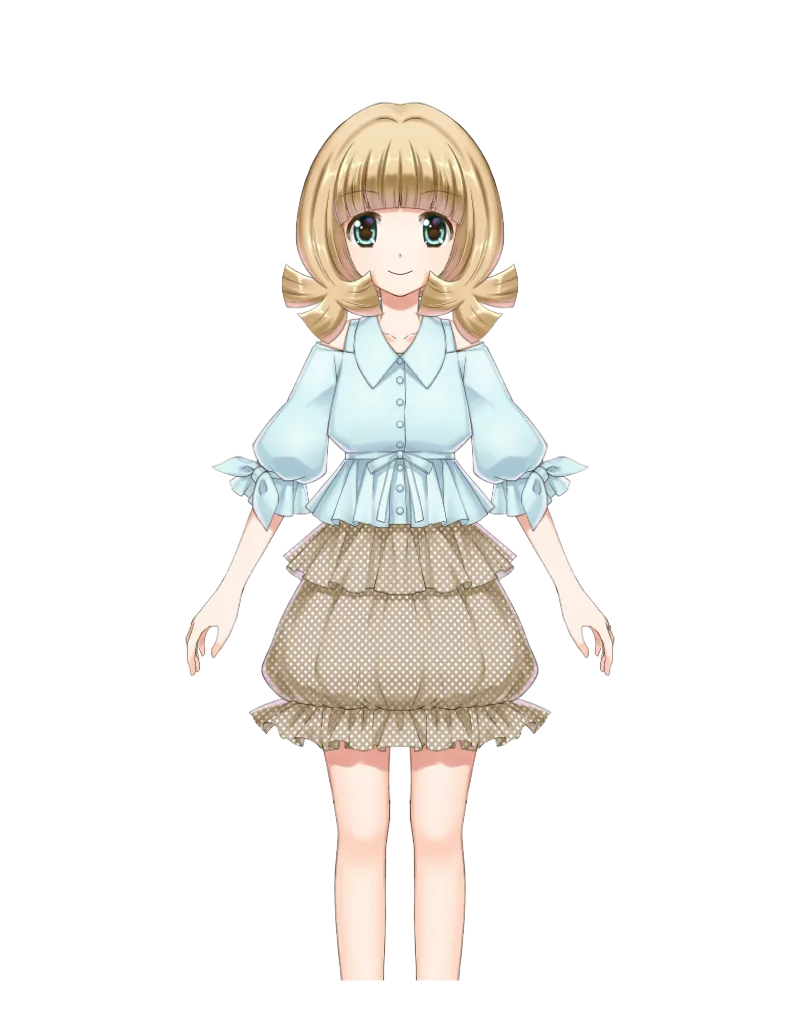 優木沙々に直接関係する作中・公式ゲーム画像