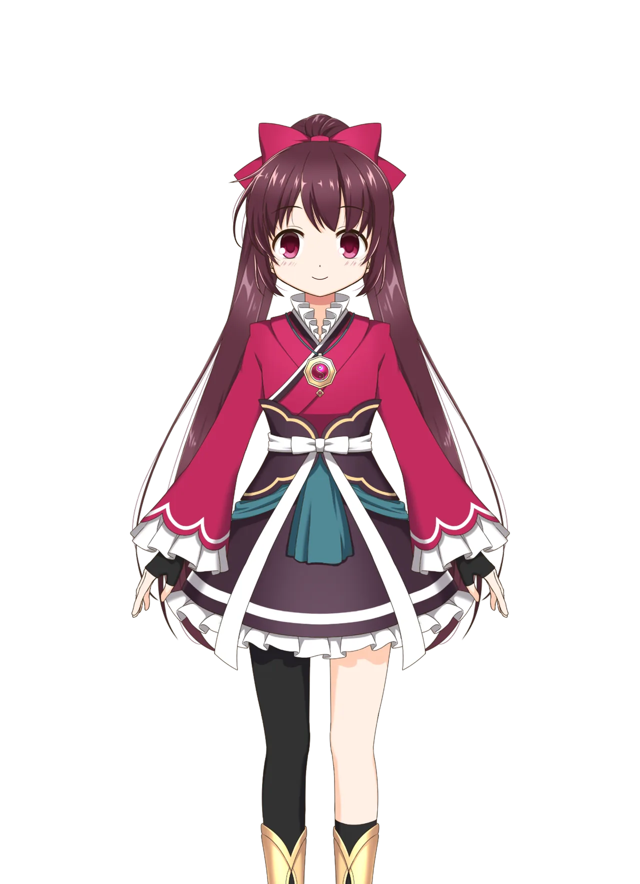 魔法少女姿の天音月咲
