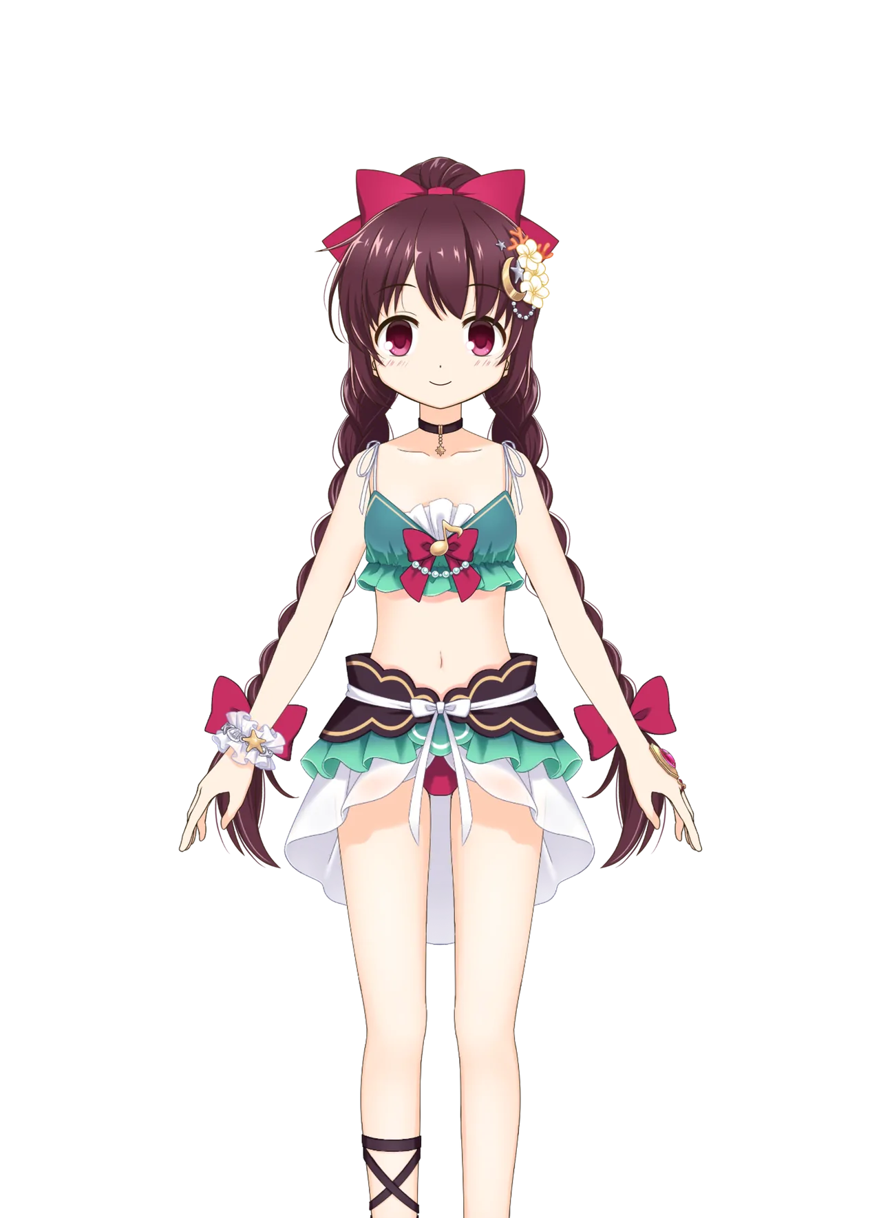 天音月咲に直接関係する作中・公式ゲーム画像