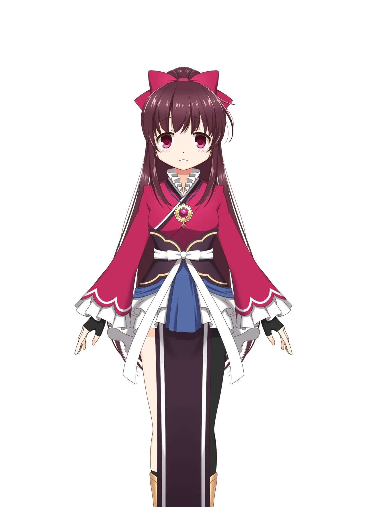 魔法少女姿の天音月夜