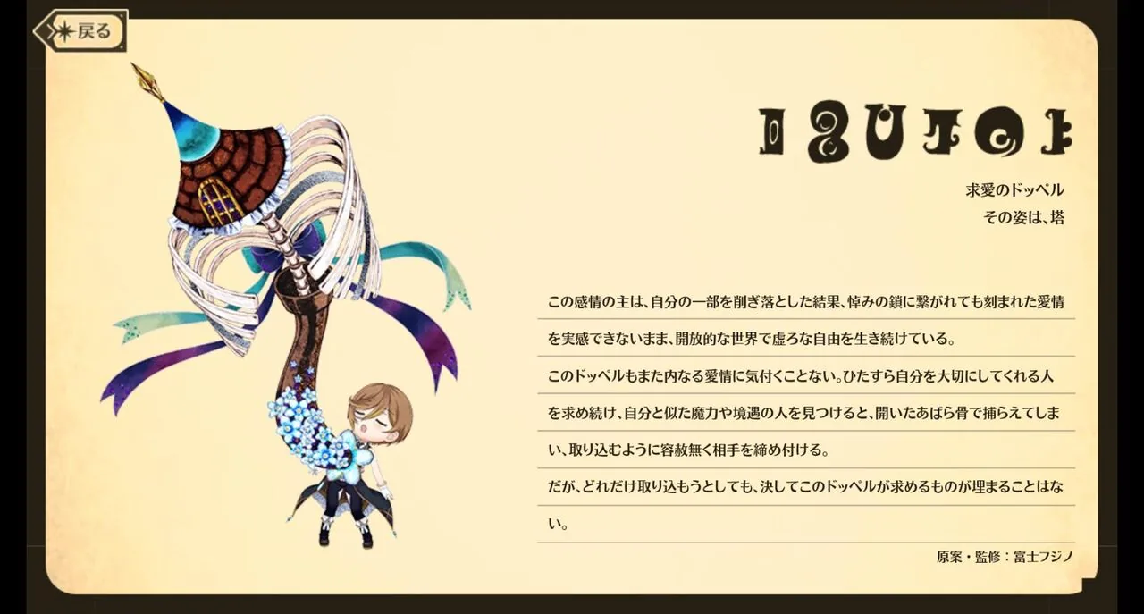篠目ヨヅルに直接関係する作中・公式ゲーム画像