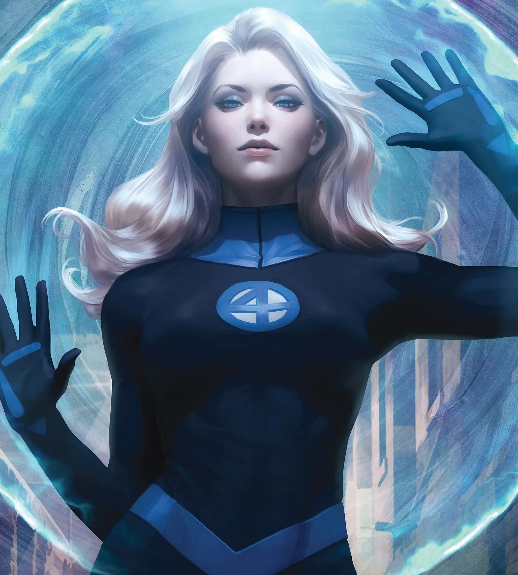 Fantastic Four 2018第1号のスー・ストーム公式カバー