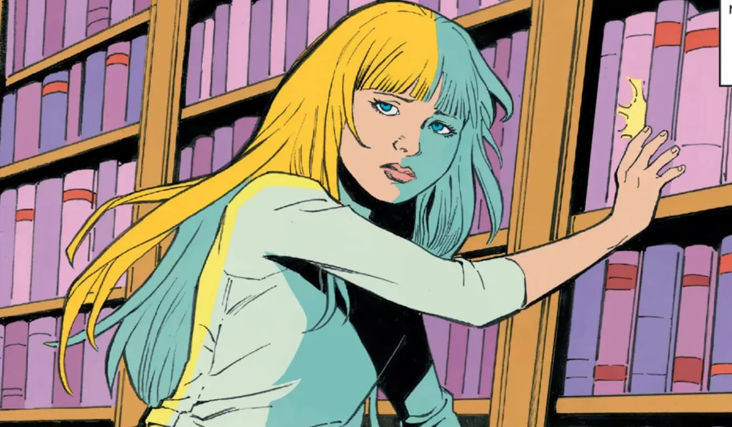 若いイリヤナ・ラスプーチンを描くNew Mutantsの場面
