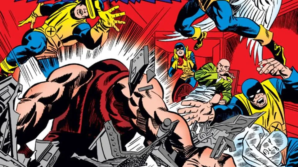 Professor Xの起源を描くMarvel公式画像