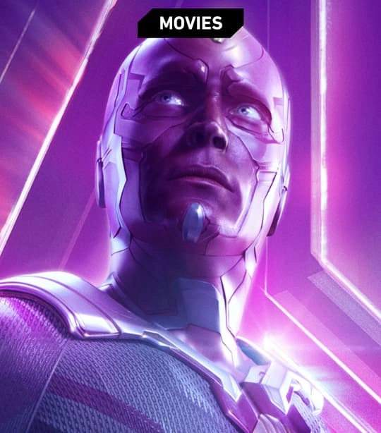 Marvel公式のヴィジョン人物カード