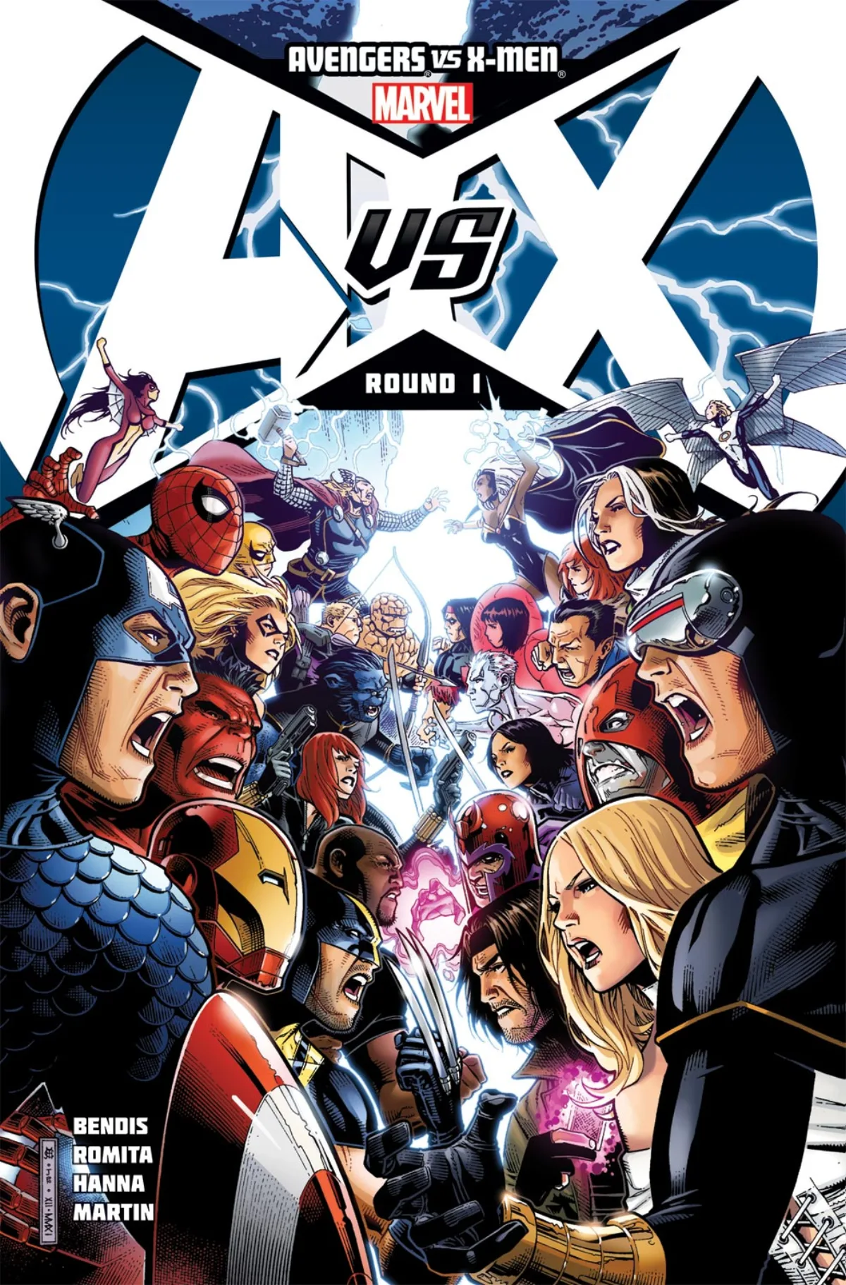 『Avengers Vs. X-Men』（2012）第1号カバー