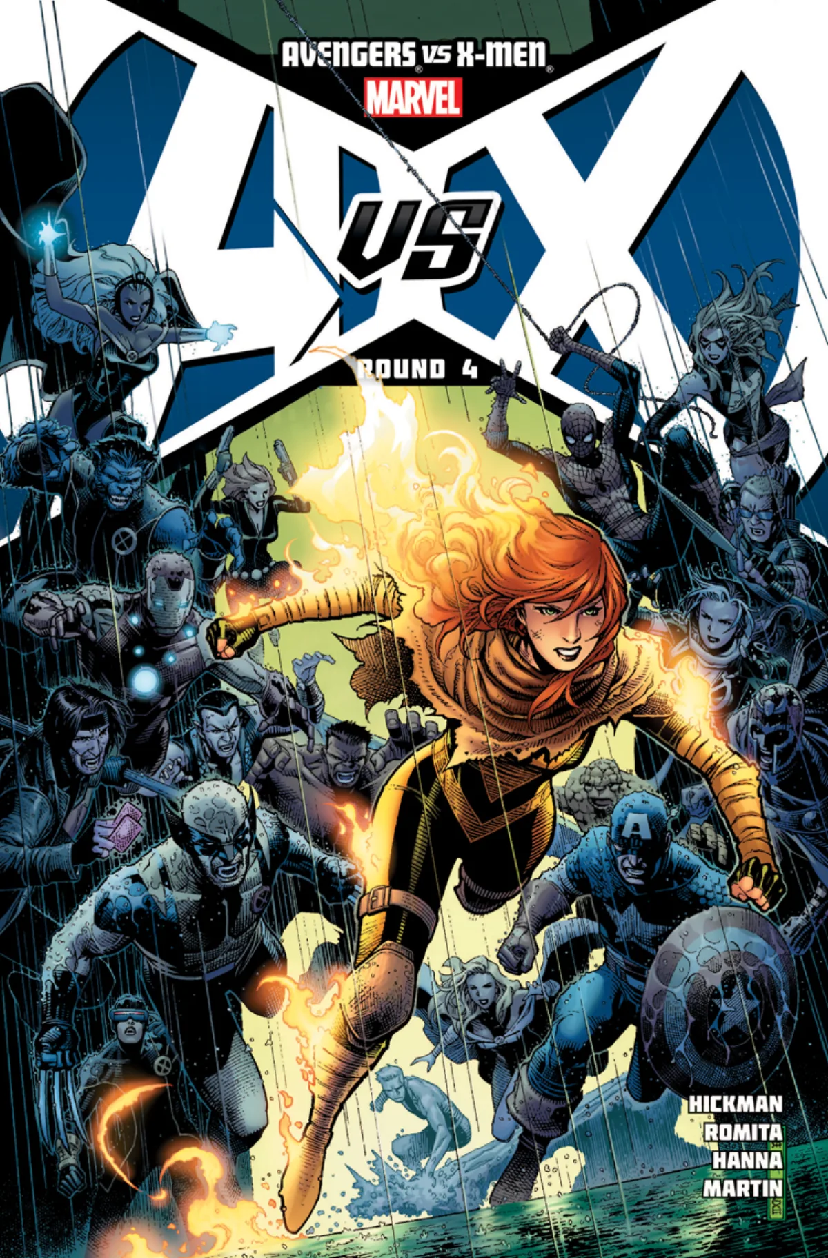 『Avengers Vs. X-Men』（2012）第4号カバー