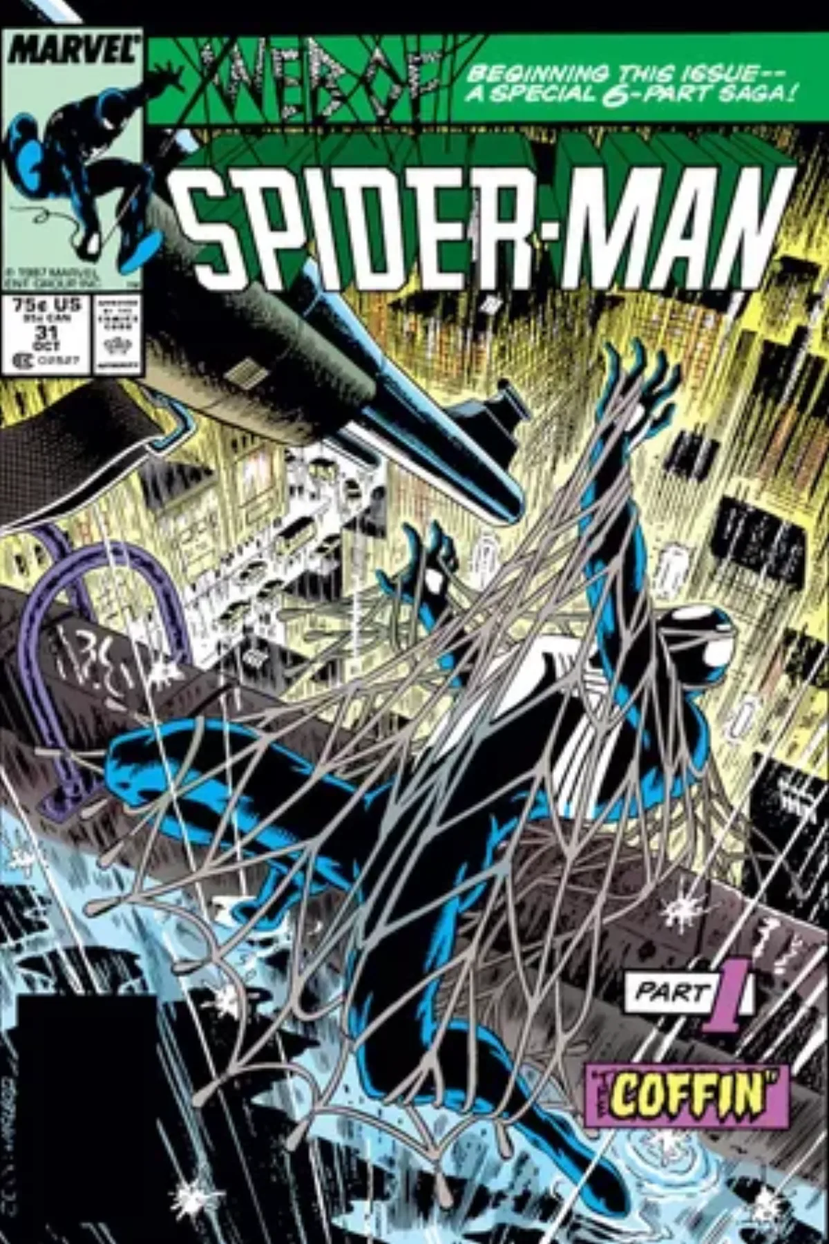 『Web of Spider-Man』第31号カバー