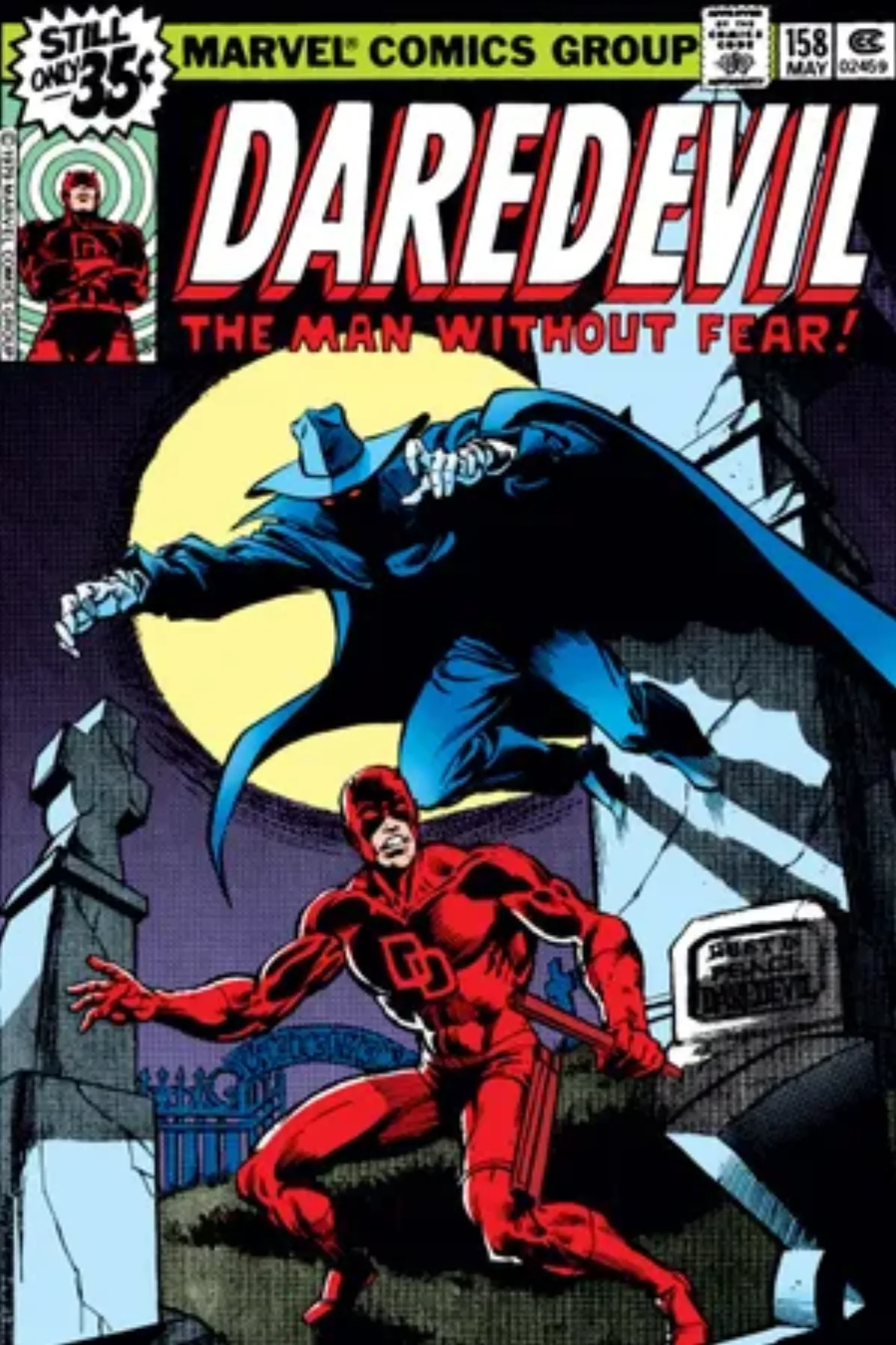 フランク・ミラー作画『Daredevil』第158号カバー