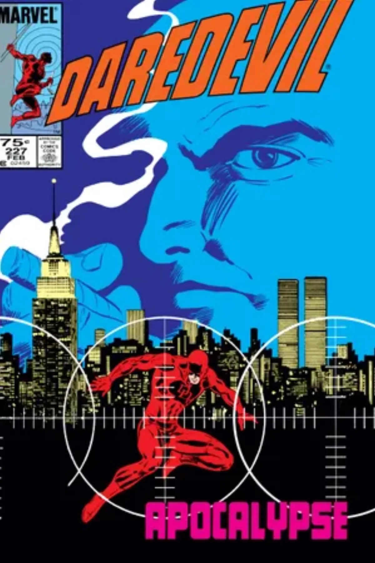 Born Again開始号『Daredevil』第227号カバー