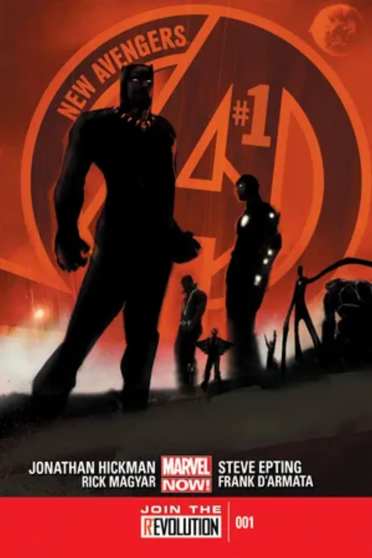 ジョナサン・ヒックマン脚本『New Avengers』（2013）第1号カバー