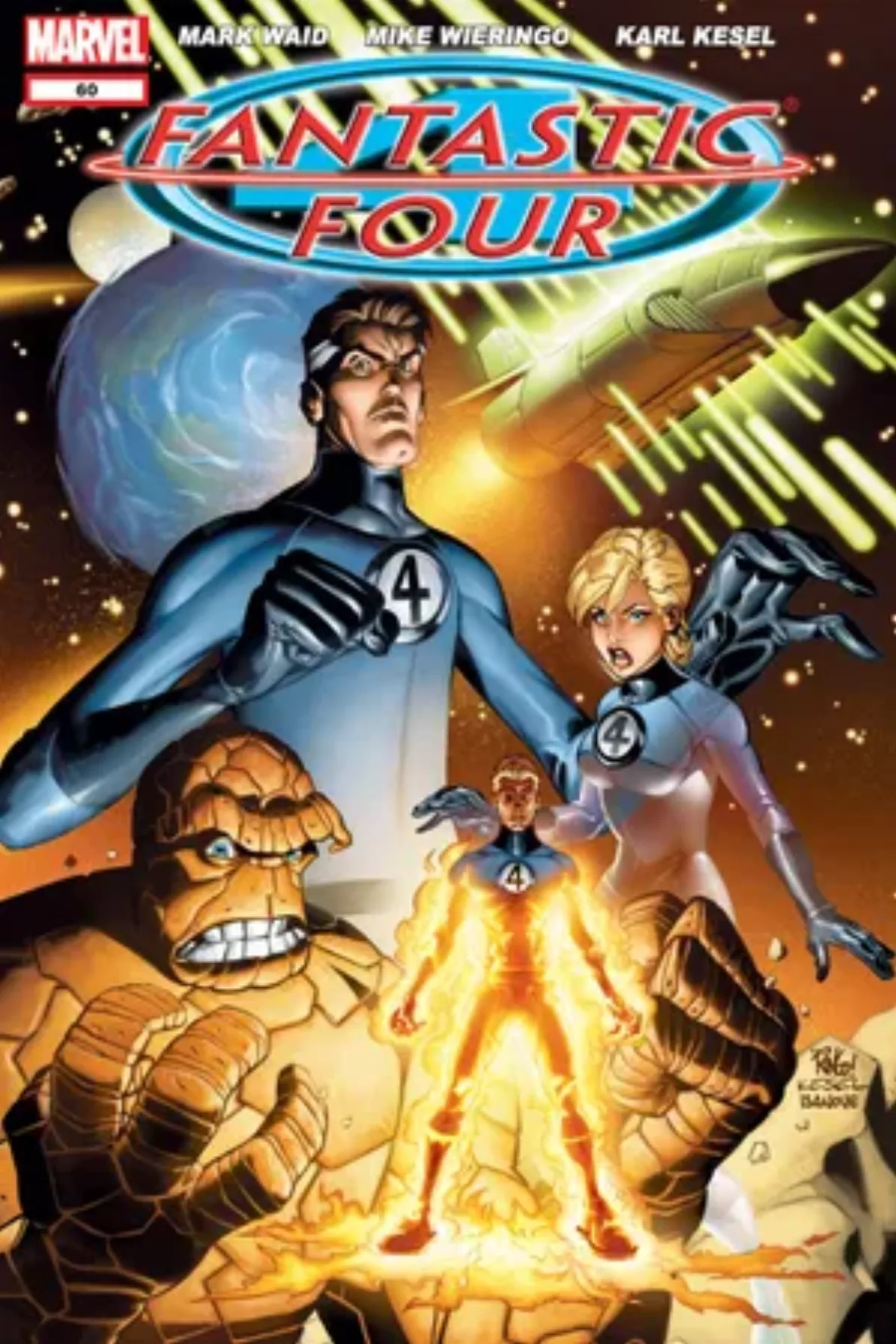 マーク・ウェイド原作『Fantastic Four』第60号カバー