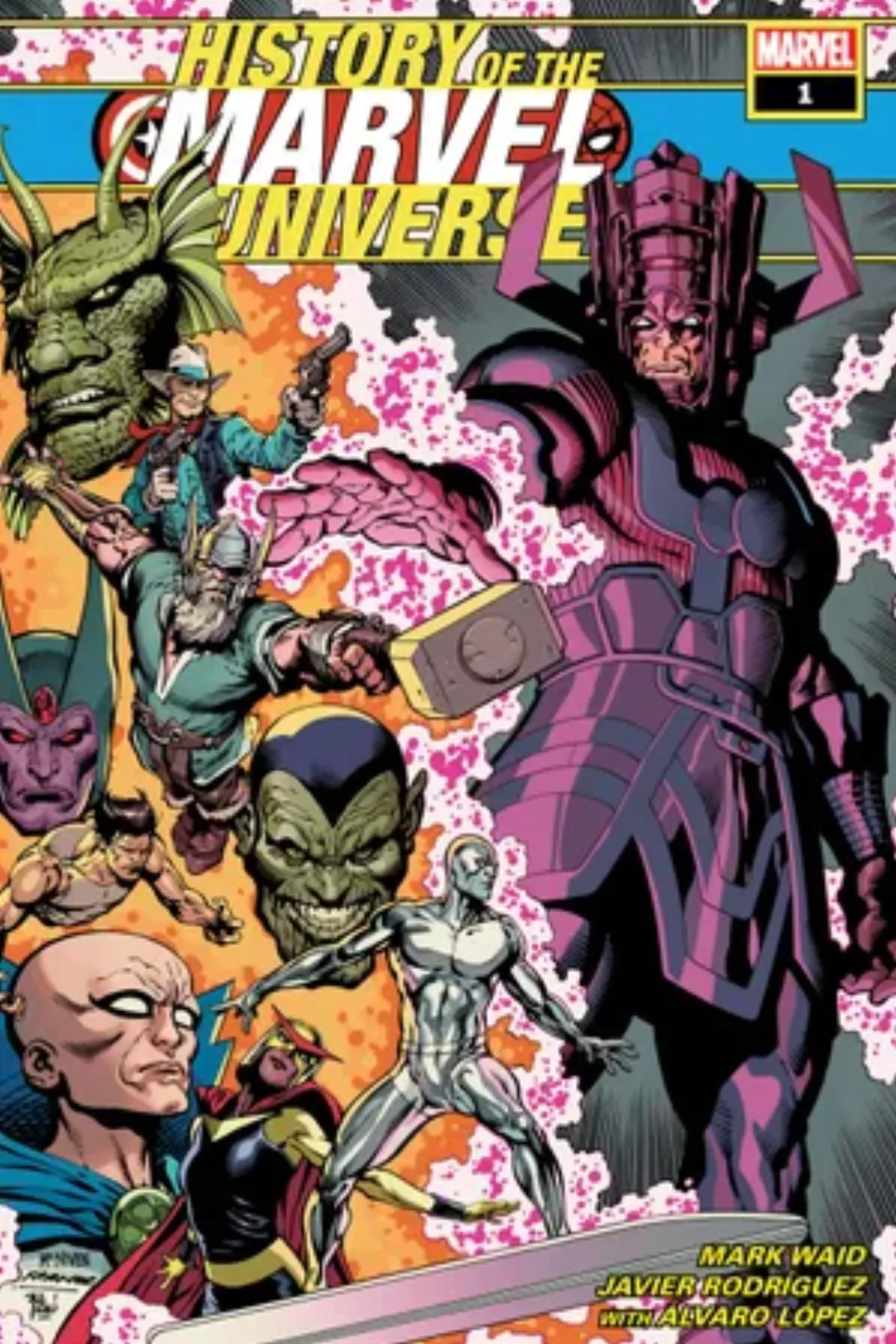 『History of the Marvel Universe』第1号カバー