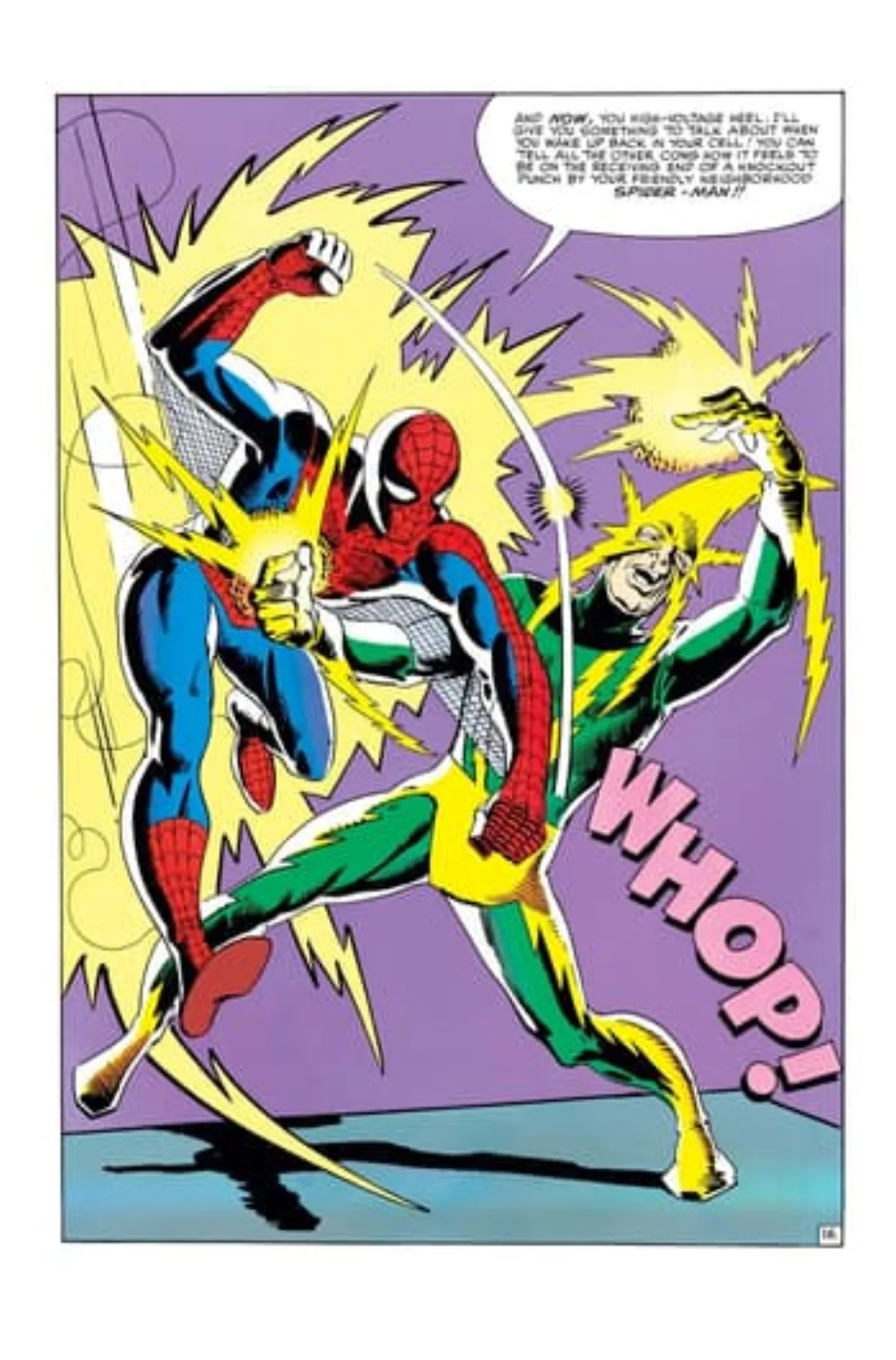 スティーブ・ディッコによる初期スパイダーマンのコミックページ