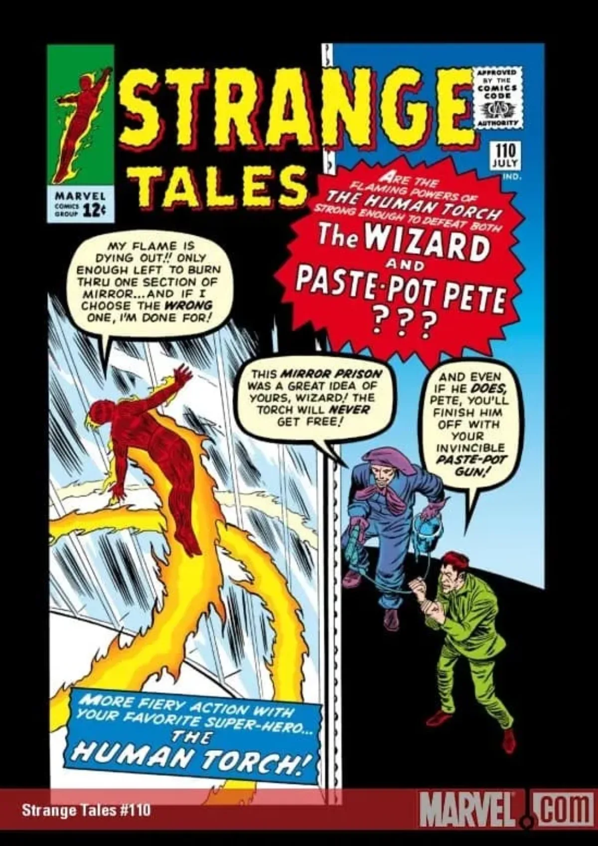 ドクター・ストレンジ初登場期の『Strange Tales』第110号アート