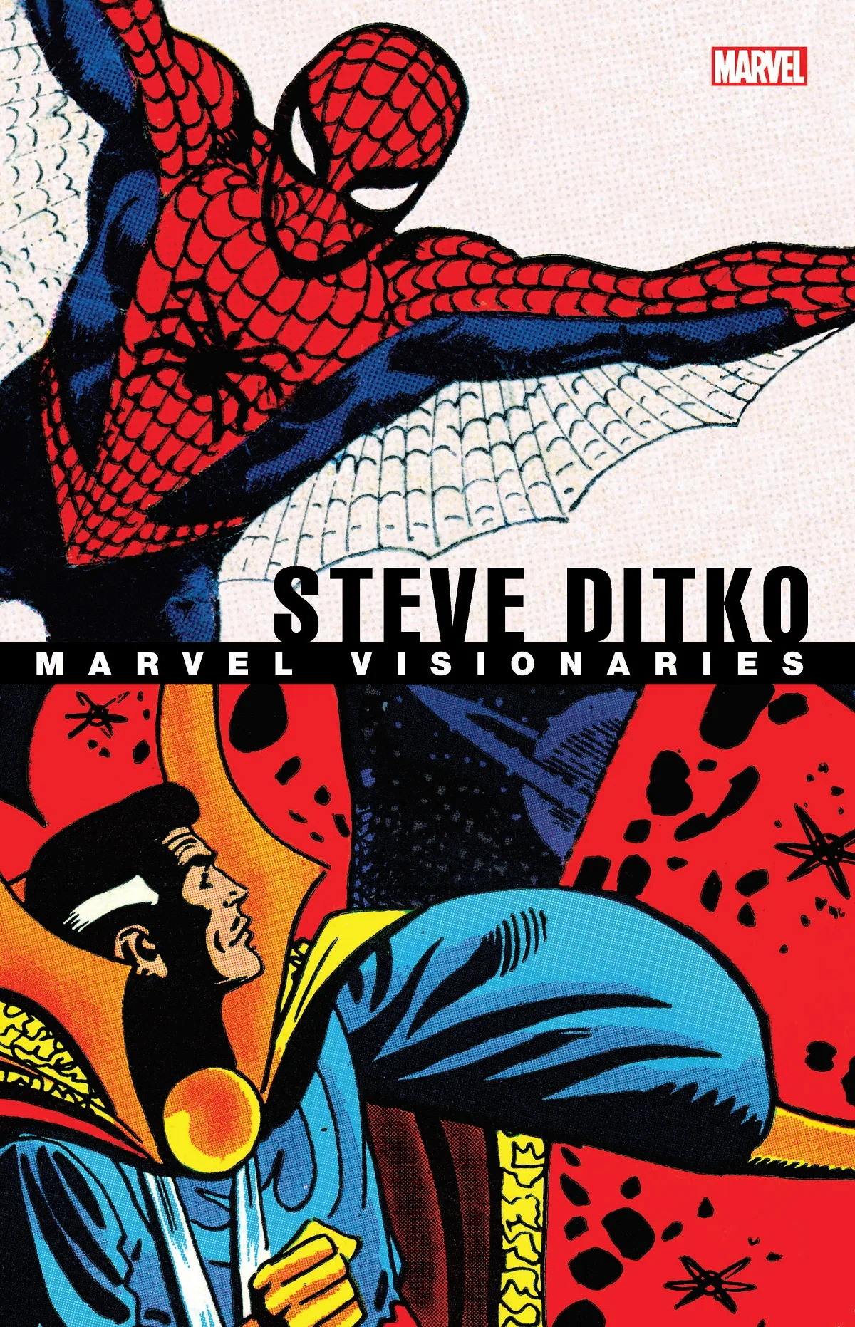 『Marvel Visionaries: Steve Ditko』の公式カバー