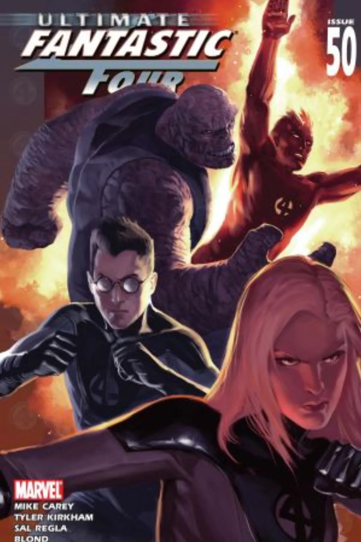 Earth-1610のアルティメット・ファンタスティック・フォーが登場するカバー