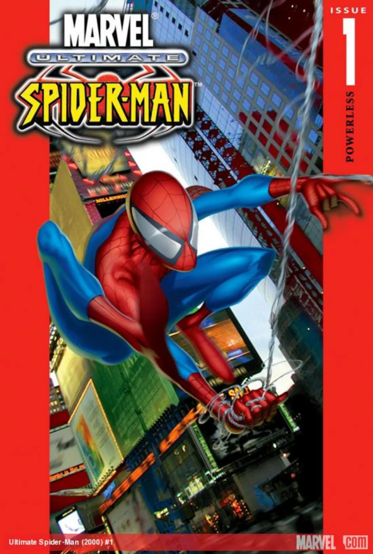 『Ultimate Spider-Man』（2000）第1号カバー