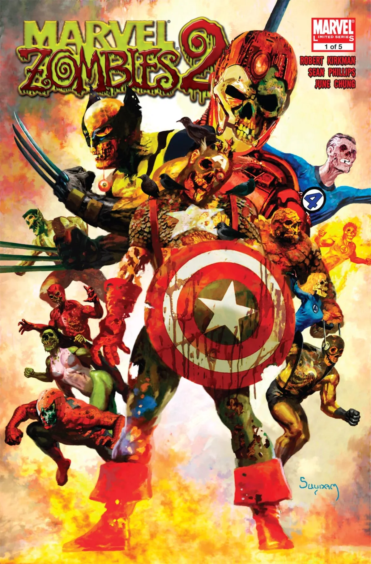『Marvel Zombies 2』第1号カバー