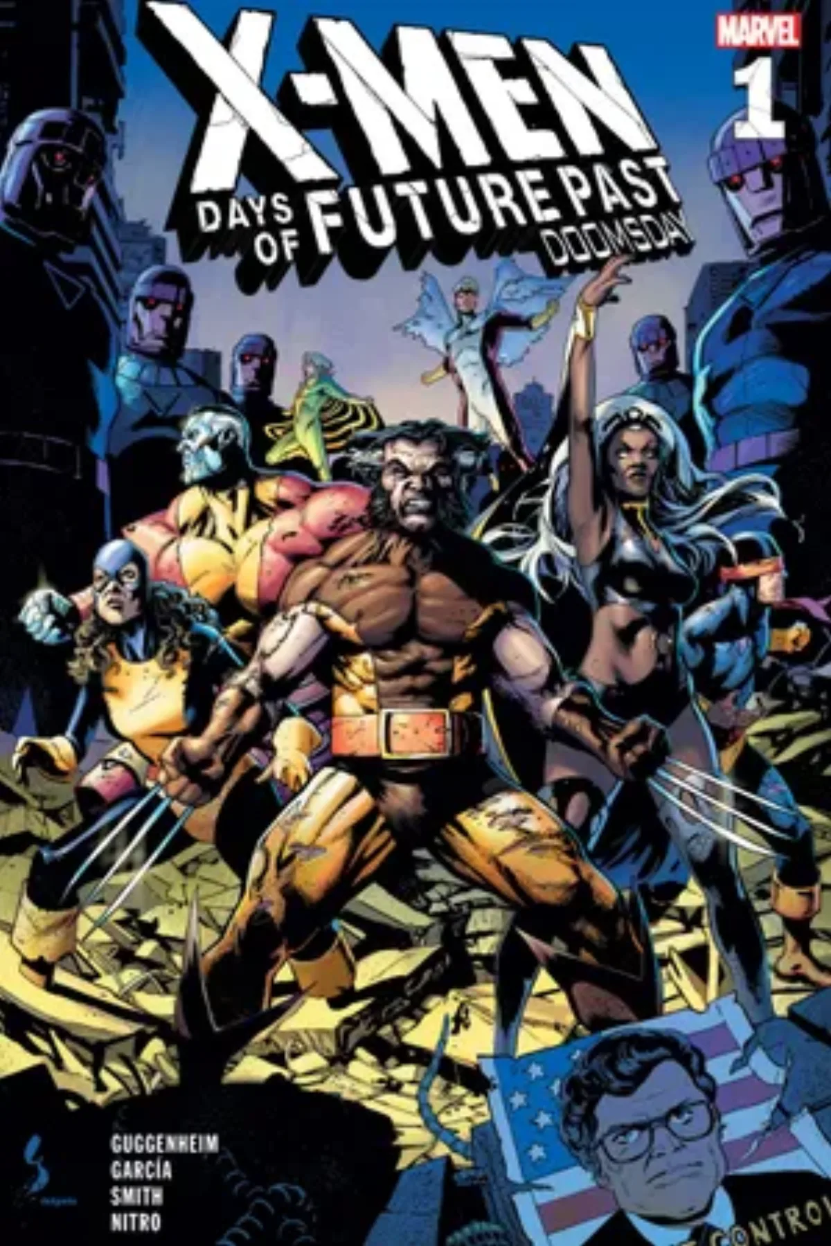 『X-Men: Days of Future Past - Doomsday』第1号カバー