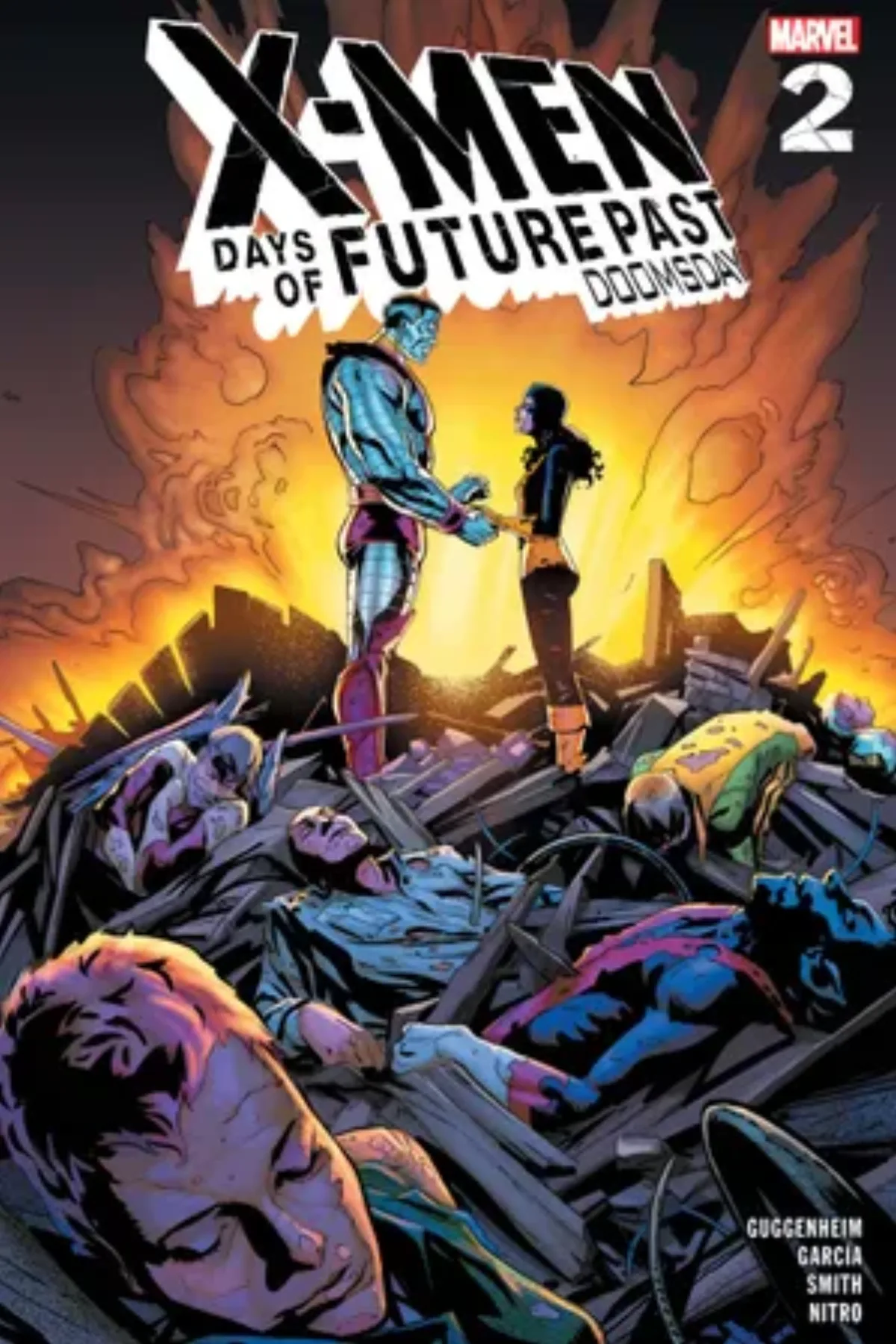 『X-Men: Days of Future Past - Doomsday』第2号カバー